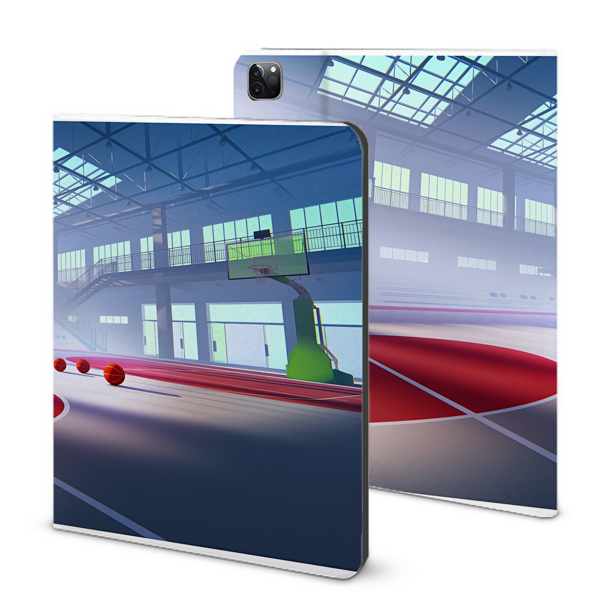 （画像用） SLAM DUNK／スラムダンク IPad ケース ブック型 PUレザー TPU 耐衝撃 軽量 薄型 ペン収納なし 全面保護 IPad 各モデル対応
